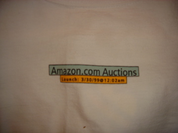 Amazon Auctions t-shirt - March 30 1999 - Ruben Ortega
