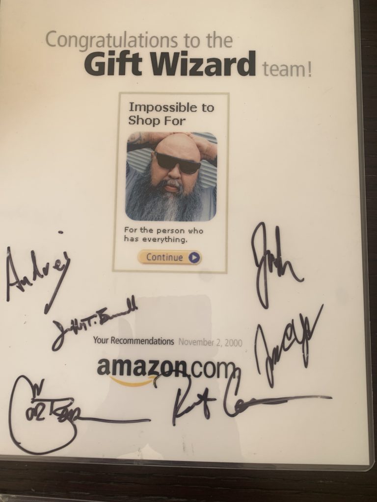 Amazon.com Gift-Wizard Nov 2 2000 - Josh Petersen