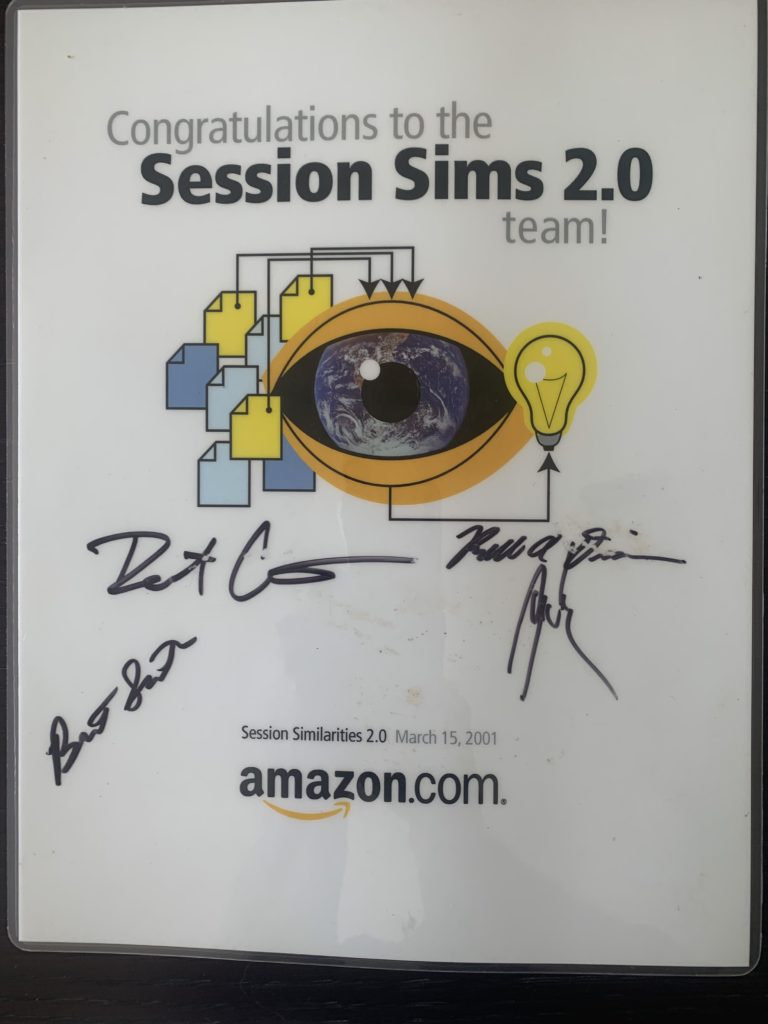 Amazon.com Session Sims 2.0 Mar 15 2001 - Josh Petersen