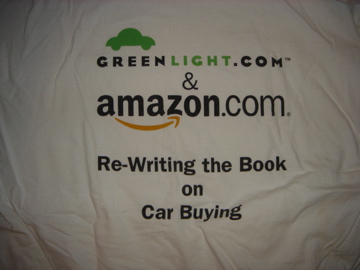 Amazon.com Greenlight.com Car Buying t-shirt - Ruben Ortega